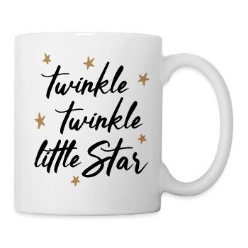 TWINKLE TWINKLE LITTLE STAR - Tasse - Weiß - Rechts