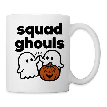 Squad Ghouls Halloween Pumpkin Crew - Tasse - Weiß - Rechts