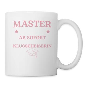 Masterprüfung 2026 Studentin Studium Abschluss - Tasse - Weiß - Rechts