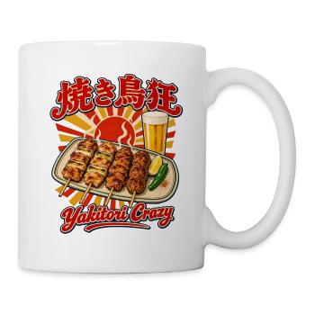 Yakitori Crazy - Tasse - Weiß - Rechts