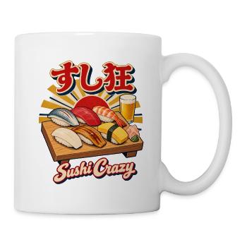 Sushi Crazy - Tasse - Weiß - Rechts