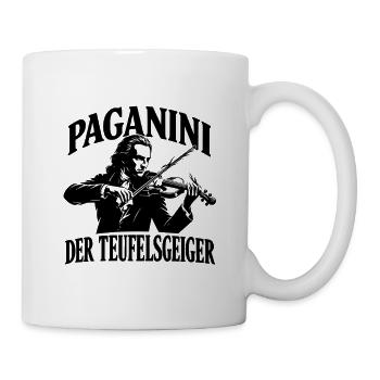 Paganini - Der Teufelsgeiger - Violine Geige - Tasse - Weiß - Rechts
