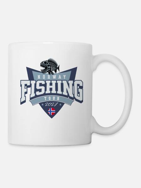 Norwegen Angeltour 2027 - Tasse - Weiß