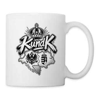 K.u.K. Doppeladler Österreich-Ungarn - Tasse - Weiß - Rechts