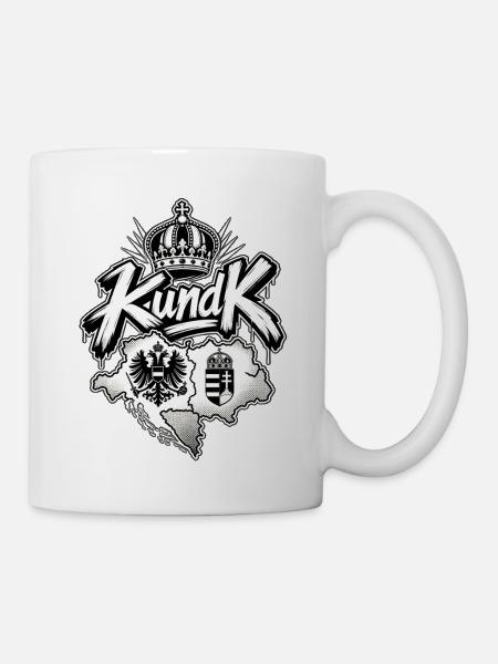 K.u.K. Doppeladler Österreich-Ungarn - Tasse - Weiß