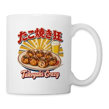 Takoyaki Crazy - Tasse - Weiß - Rechts