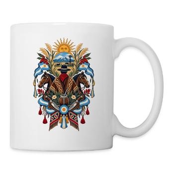 Argentinien | Gaucho, Pampa & Mate - Tasse - Weiß - Rechts