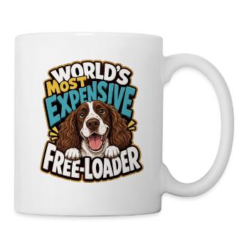 Englischer Springer-Spaniel - Tasse - Weiß - Rechts