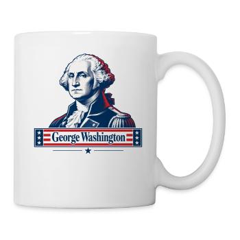 Patriotisches historisches Führungsbild - Tasse - Weiß - Rechts
