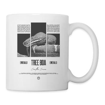Smaragdbaumboa-Schlangenbesitzer und Reptilienhalter - Tasse - Weiß - Rechts