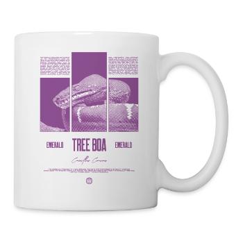 Smaragdbaumboa-Schlangenbesitzer und Reptilienhalter - Tasse - Weiß - Rechts