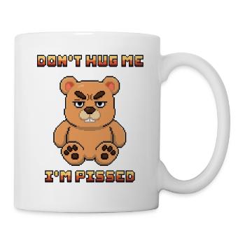 wütender Bär - Tasse - Weiß - Rechts