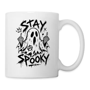 Stay Spooky Geist - Tasse - Weiß - Rechts