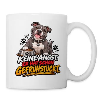 Schon gefrühstückt - Tasse - Weiß - Rechts