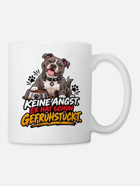 Schon gefrühstückt - Tasse - Weiß