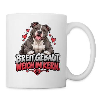 Weicher Bully - Tasse - Weiß - Rechts