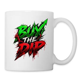 Burn the Dip – Krypto Graffiti - Tasse - Weiß - Rechts