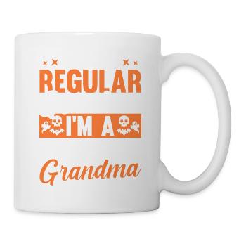 Im A Spooky Grandma Halloween Grandmother - Tasse - Weiß - Rechts