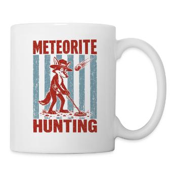  Meteoritenjagd Coyote Metalldetektion Retro - Tasse - Weiß - Rechts