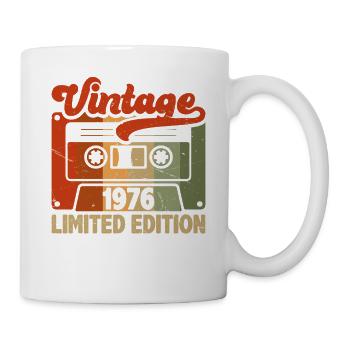 Jubiläums-Limited Edition Vintage-Kassette 1976 - Tasse - Weiß - Rechts