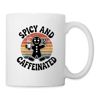 scharf und koffeinhaltig - Tasse - Weiß - Rechts