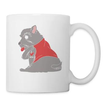 Scottish Terrier - Tasse - Weiß - Rechts