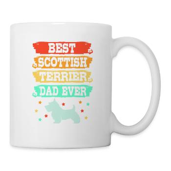 Scottish Terrier - Tasse - Weiß - Rechts
