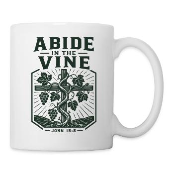 Bleib in der Ranke - Tasse - Weiß - Rechts