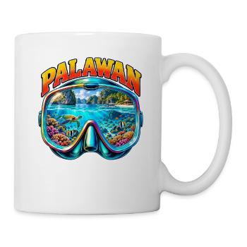Palawan Philippinen Tauchen Schnorcheln Urlaub - Tasse - Weiß - Rechts