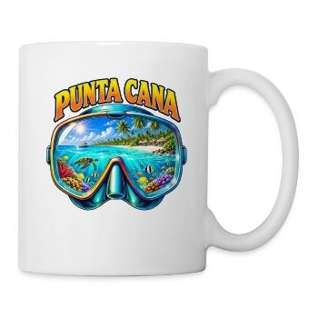 Punta Cana Tauchen Schnorcheln Karibik Urlaub - Tasse - Weiß - Rechts