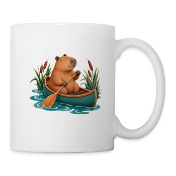 Cozy Black Cat Coffee - Tasse - Weiß - Rechts