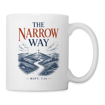 Der Enge Weg - Tasse - Weiß - Rechts