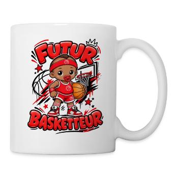 Zukünftiger Basketballspieler - Tasse - Weiß - Rechts