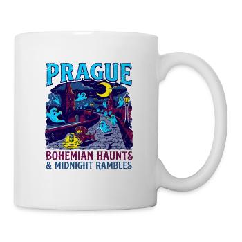 Dachshund Prague Bohemian Haunts Midnight Rambles - Tasse - Weiß - Rechts