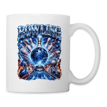 Blitz Bowling Energie - Tasse - Weiß - Rechts