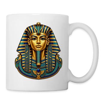 Tutanchamun – Goldene Maske - Tasse - Weiß - Rechts