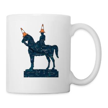 Glasgow-Kartenstatue mit Kegeln - Tasse - Weiß - Rechts