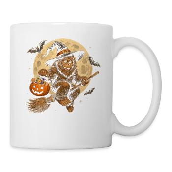 Bigfoot Hexe Halloween Bigfoot - Tasse - Weiß - Rechts