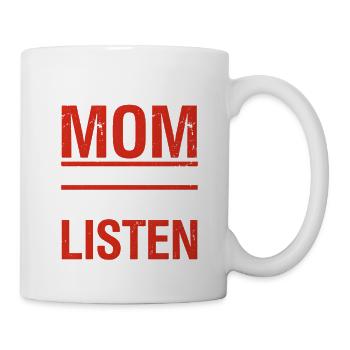 Meine Mutter großzuziehen ist so schwer, lustiges Familienzitat. - Tasse - Weiß - Rechts