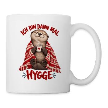 Ich bin dann mal Hygge Otter Dänemark - Tasse - Weiß - Rechts
