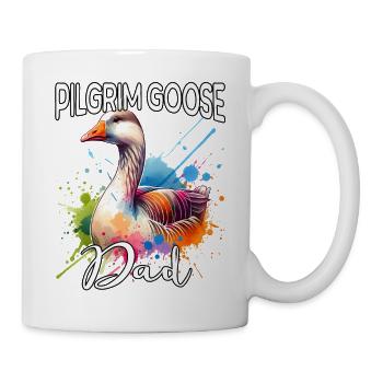 Pilgrim Gans Papa - Tasse - Weiß - Rechts