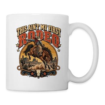 Das ist nicht mein erstes Rodeo - Tasse - Weiß - Rechts