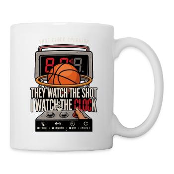 Shotclock Operator – Ich sehe die Uhr - Tasse - Weiß - Rechts