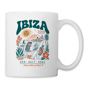 Ibiza 2026 Sun Salt Soul - Tasse - Weiß - Rechts