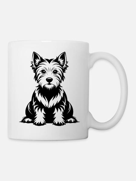 West Highland White Terrier - Tasse - Weiß