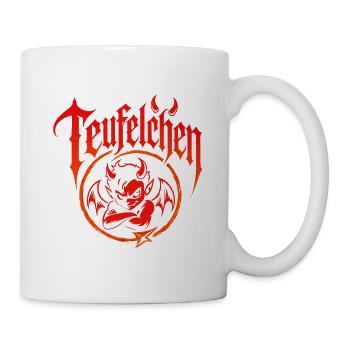 Teufel oder Engel Teufelchen - Tasse - Weiß - Rechts