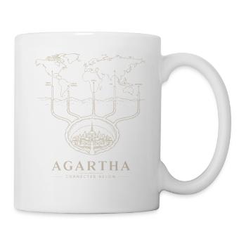 Agartha Connected Below - Tasse - Weiß - Rechts