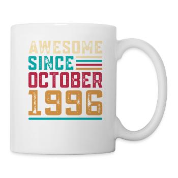 Großartig seit Oktober 1996, 30-jährigem Jubiläum - Tasse - Weiß - Rechts