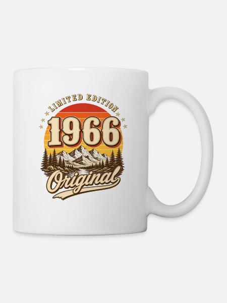 1966 Original Limited Edition 60 Jahre Jubiläum - Tasse - Weiß