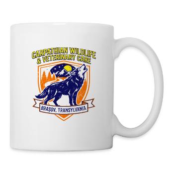 Carpathian Wildlife And Veterinary Care Wolf - Tasse - Weiß - Rechts